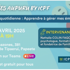Soirée Aurupu by ICPF, Cancer & Vie quotidienne : Apprendre à gérer mes émotions